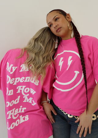 Have a Nice Hair Day My Mood Heavyweight Oversize Tee
