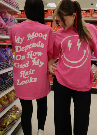 Have a Nice Hair Day My Mood Heavyweight Oversize Tee