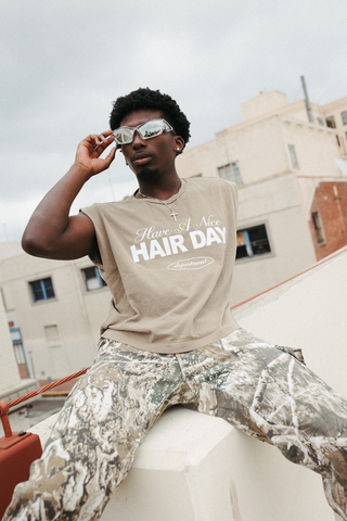 Have A Nice Hair Day Department Muscle Tee
