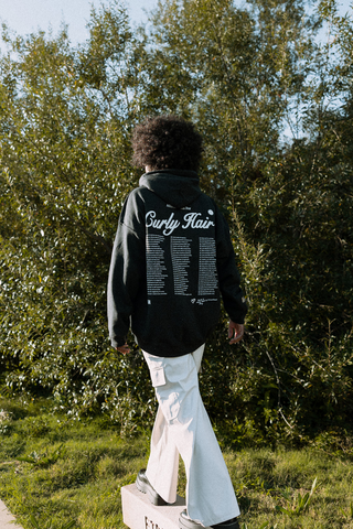 HANHD X Crownhunt Curly Hair Affirmations Hoodie