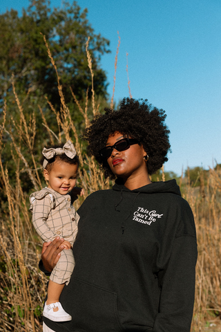 HANHD X Crownhunt Curly Hair Affirmations Hoodie